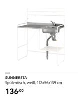 Spüle Sunnersta Ikea neuwertig Sachsen-Anhalt - Weferlingen Vorschau