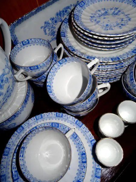 Konvolut / Kaffee-Service Seltmann Weiden, Dorothea China Blau in Hamburg