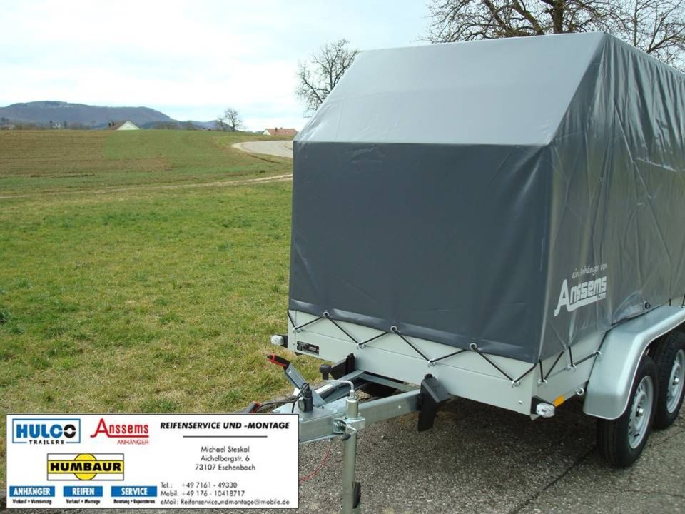 Anssems GTT2000-301x126x30, Anhänger m. Aktionsplane in Eschenbach Württemberg