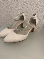 Pumps Tamaris weiß glitzer Nordrhein-Westfalen - Bergkamen Vorschau