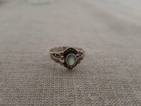 Versilberter Ring, blauer Stein, Durchmesser 17mm Sachsen - Tharandt Vorschau