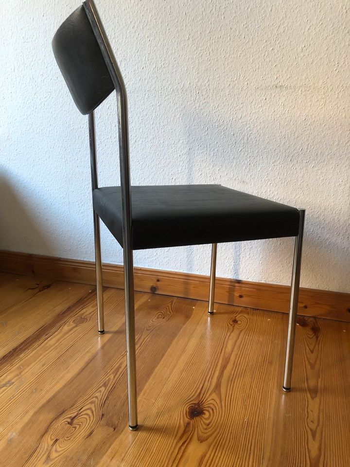 Designer Stuhl von Bandixen Vintage 60er Jahre Dining Chair Chrom in Berlin