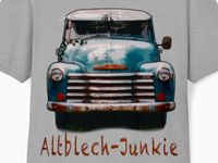 Altblech Junkie, Chevy Pick-Up V8, hochwertiges T-Shirt Bayern - Olching Vorschau