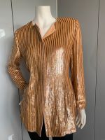 Vintage Escada Couture Blazer 100% Seide 38/40 mit Pailletten Düsseldorf - Pempelfort Vorschau