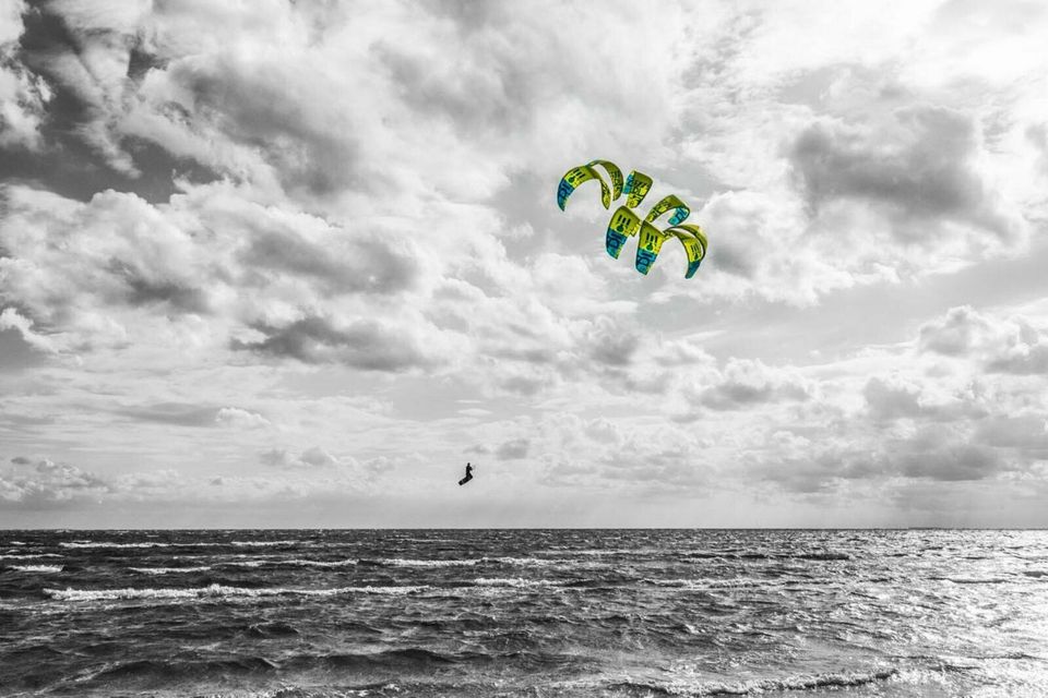 Kitesurfkurs, Kitesurfen lernen auf der Insel Rügen, Ostsee in Mönchgut, Ostseebad