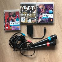 Sing Star PS3 Set - 2 Mikrofone - 1 Adapter - 3 Spiele Eimsbüttel - Hamburg Lokstedt Vorschau