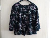 Shirt 3/4 Arm in schwarz mit Blumenmusterung von Opus, Gr. 38 Bayern - Langenzenn Vorschau