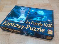 Fantasie 2x 1000 Teile Puzzle Fantasy Katze Pferd Bayern - Zell am Main Vorschau