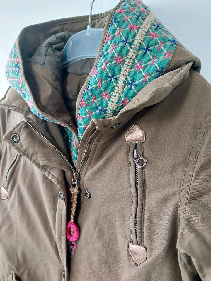 Gr. 140 top Scotch r'belle Winterjacke Winterparka khaki in Ulm