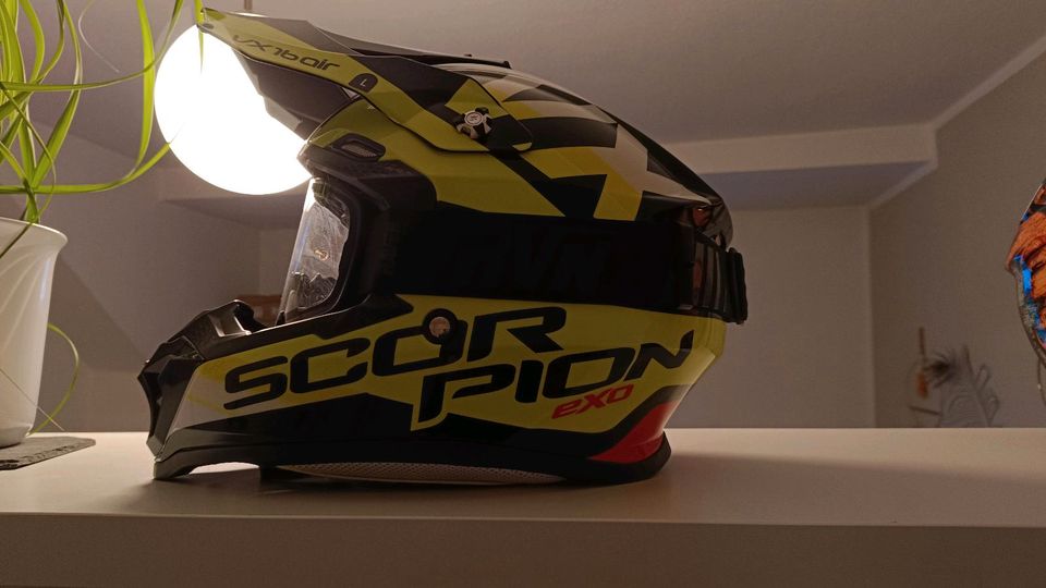 Motorradhelm Scorpion Exo VX 16 Air Größe L Doppel D in Dresden