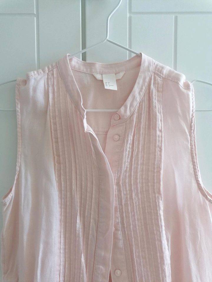 ❇️ Longbluse Sommer Bluse lang kurzarm H&M Gr. 36 S rose in München