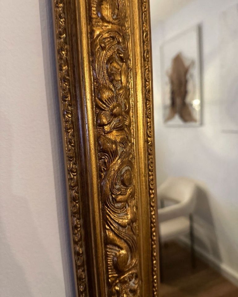 Barock Wandspiegel Groß / Gold 85x153cm (Maisondumonde) in Hürth
