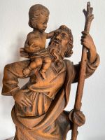 Heiliger Christophorus Holzfigur Holzschnitzerei Oberammergau Baden-Württemberg - Gerstetten Vorschau