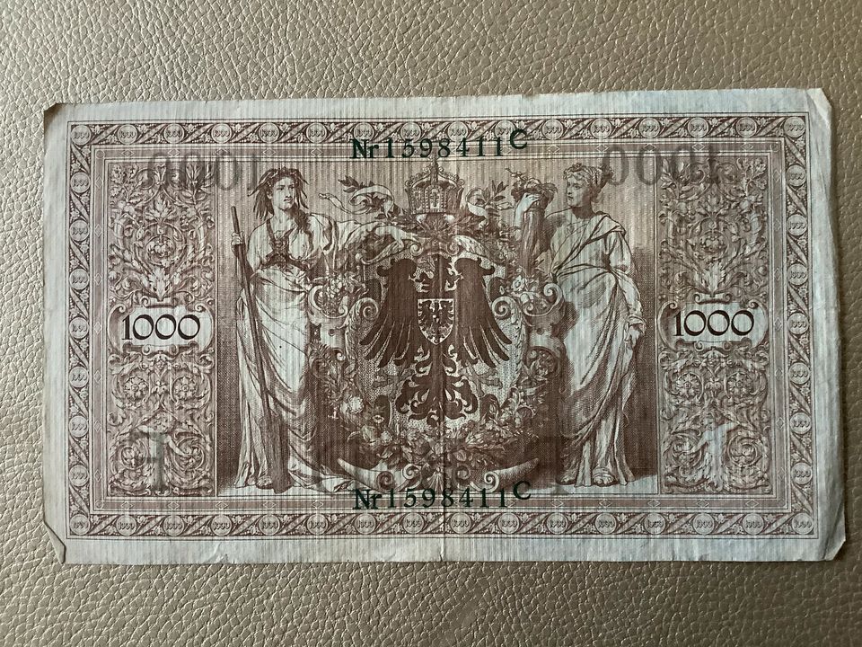 Reichsbanknote 1000 Mark in Achim