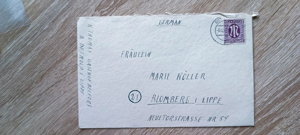 Briefmarken - Postkarten - Briefumschläge in Bielefeld