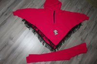 Poncho + Strickhose Set Gr. 134 Nordrhein-Westfalen - Bedburg-Hau Vorschau