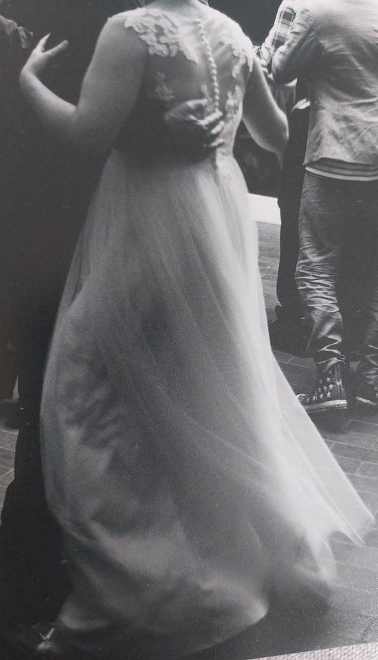 Brautkleid, Hochzeitskleid, Vintage und Boho, Tüll und Spitze in Nübbel