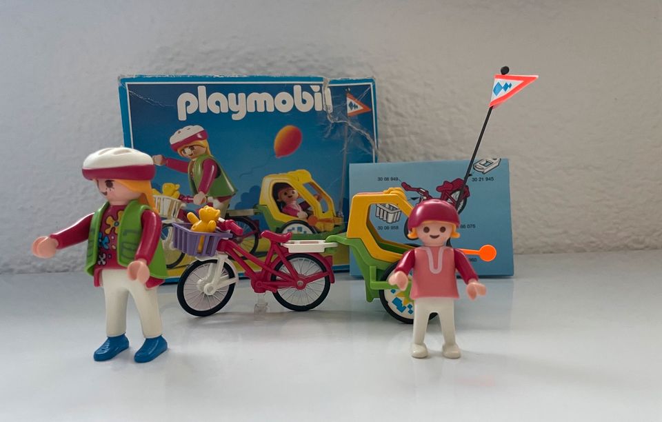 Playmobil - Vélo et remorque - 3068