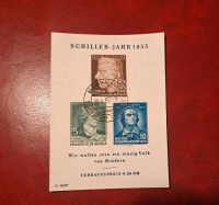 Block Briefmarken, SCHILLER-JAHR 1955. Brandenburg - Teltow Vorschau