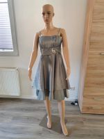 Neuwertig!Kleid mit verstellbaren Trägern mit Stola,36,grün,khaki Nordrhein-Westfalen - Düren Vorschau