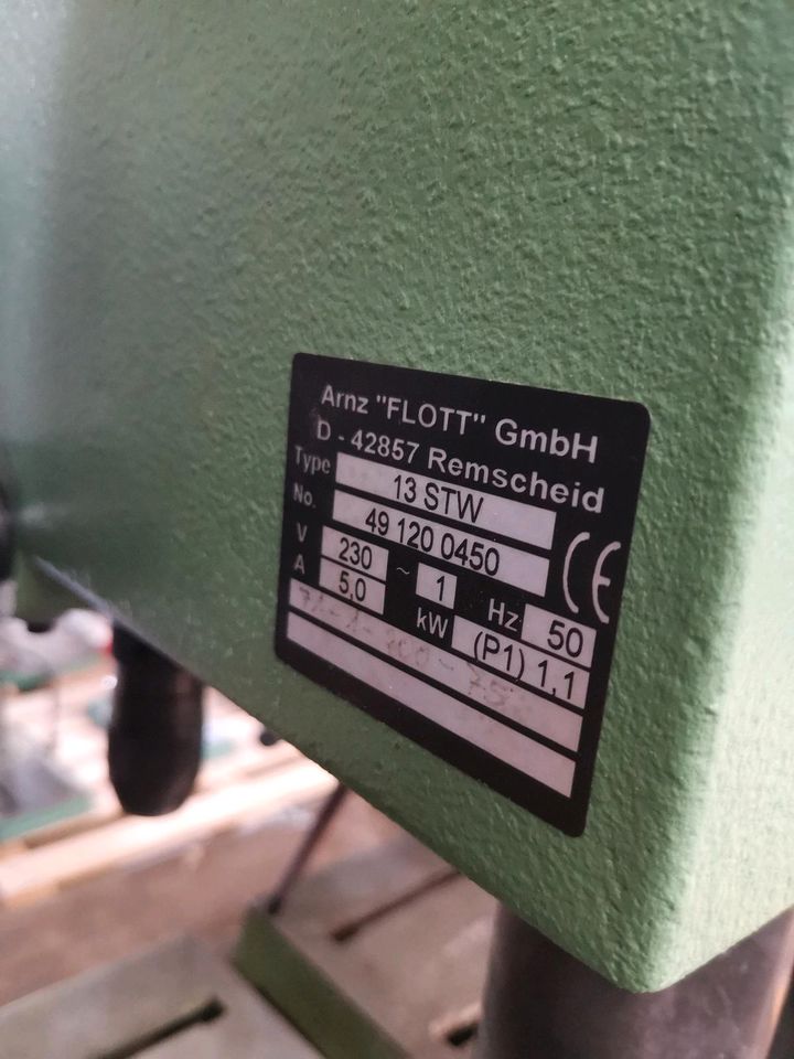 Ständerbohrmaschine Säulenbohrmaschine Tischbohrmaschine FLOTT E1, TB10 13 4000ST STW - ab 550€ in Buch