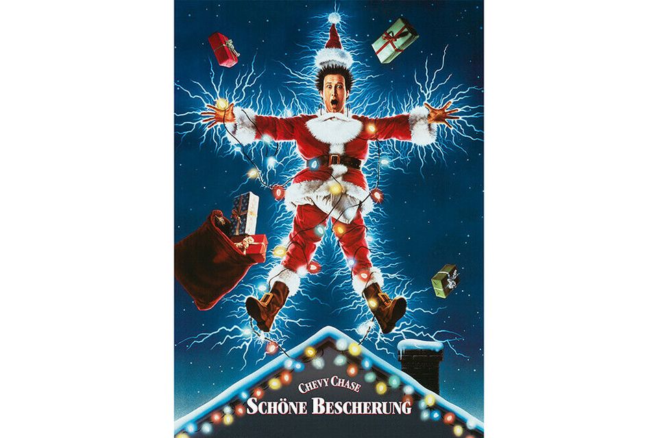 POSTER / SCHÖNE BESCHERUNG KULT FILM MIT CHEVY CHASE / A3 PLAKAT in