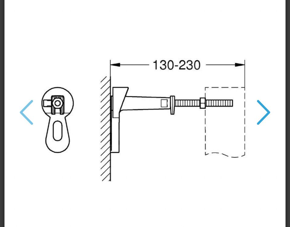 Grohe Rapid SL Wandwinkel in Lich