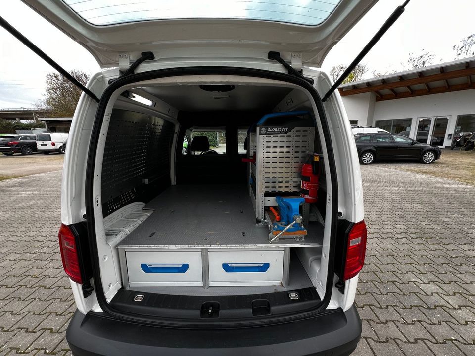 Volkswagen Caddy Kasten 2.0 TDI Sortimo Werkstatteinbau SHZ in Weinheim