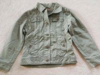 Sommerjacke Gr. 122 Mädchen grün Blumenmuster sportlich Leipzig - Wiederitzsch Vorschau