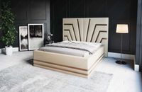 Design Boxspringbett Cecina Kunstleder mit Gold / Silber Akzenten Berlin - Treptow Vorschau