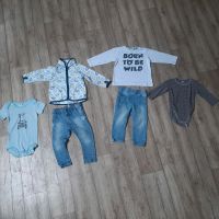 Gr. 92 Jeans Sweatshirt Fleecejacke Body Kinderkleidunf Nordrhein-Westfalen - Waldfeucht Vorschau