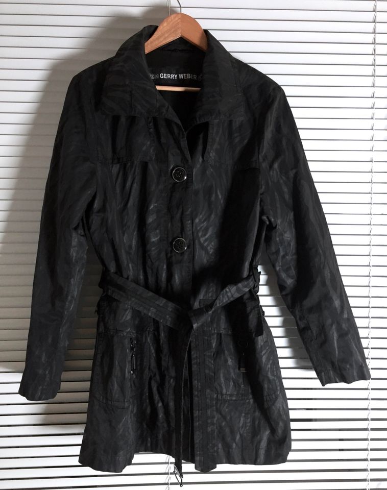 Trenchcoat Mantel lange Jacke 40 L anthrazit GERRY WEBER in München