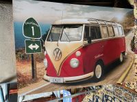 Schönes Bild Holzrahmen Kalifornien VW Bus Bulli Wandsbek - Hamburg Farmsen-Berne Vorschau