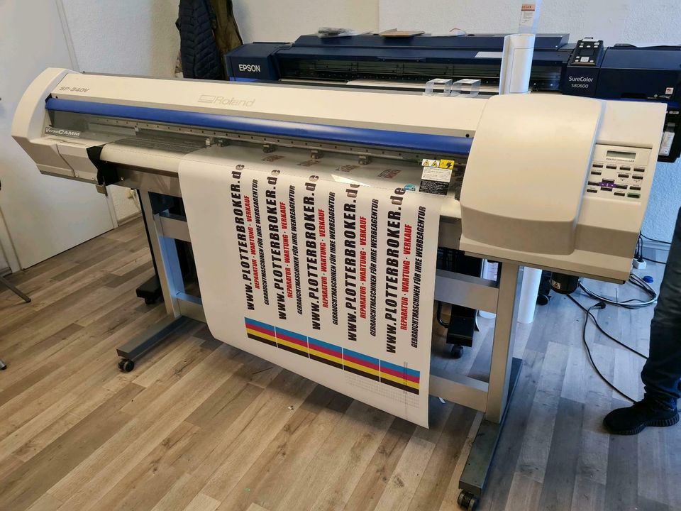 6 Mo. Garantie Roland sp540v,Print and Cut,Solvent Digitaldrucker in Herne