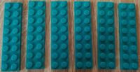 6 Lego Platten Plate 2 x 8 ( 3034) in Dark Turquoise / türkis NEU Baden-Württemberg - Brühl Vorschau