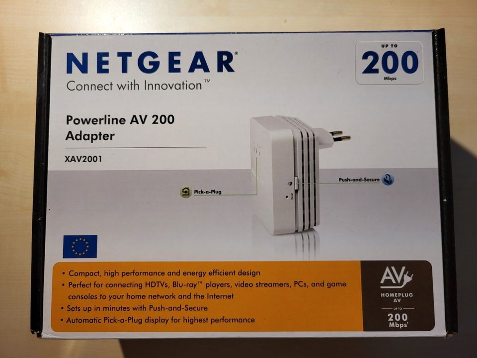 Netgear AV 200 Adapter XAV2001 Powerline OVP in Nordrhein-Westfalen -  Rösrath | Netzwerk & Modem gebraucht kaufen | eBay Kleinanzeigen ist jetzt  Kleinanzeigen