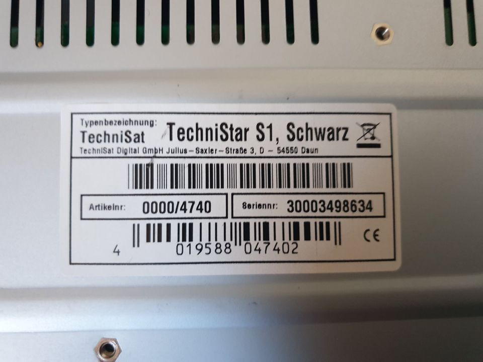 TechniSat TechniStar S1 HDTV-Digitaler Satelliten-Receiver mit FB in Altenholz