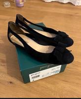 Paul Green Ballerina 39 Samtziege blau Veloursleder Schleife dunk Bayern - Mindelheim Vorschau