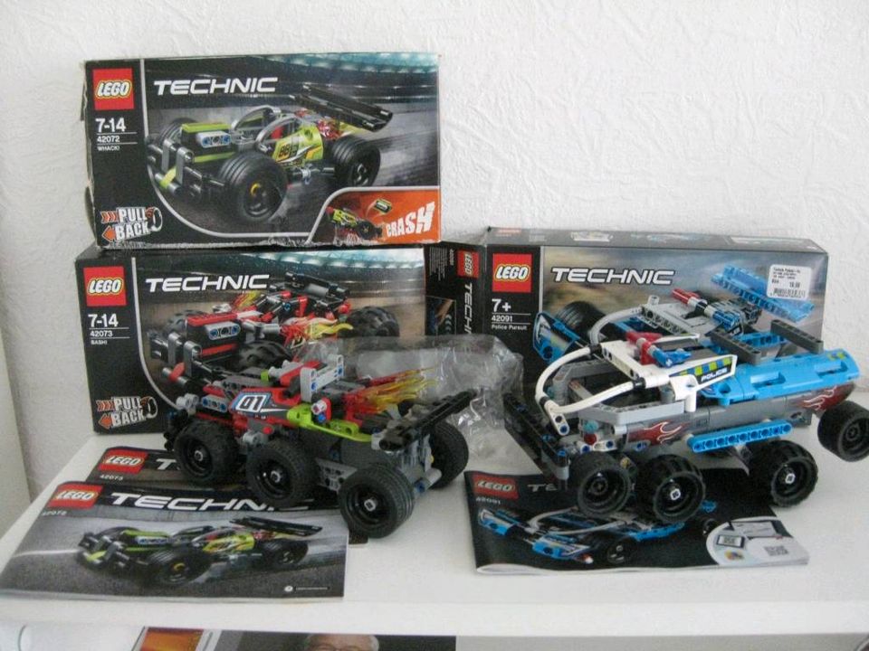 Lego Technic 42072 42073 42091 42090 in Rödinghausen