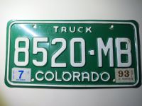 Nummernschild US Truck Colorado Hessen - Darmstadt Vorschau