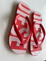 Flipflops Diesel rot weiß in Größe 37/38 super Zustand Hessen - Hünfeld Vorschau
