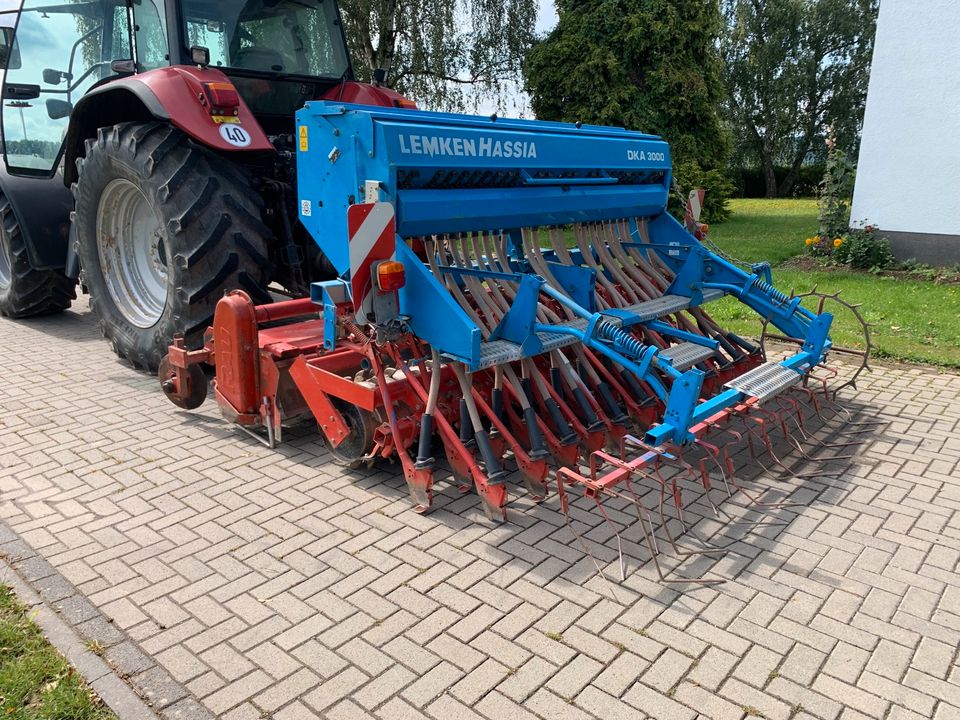 Lemken DKA 3000 m. Rau Rototiller Hassia Sämaschine Drillmaschine in Mayen