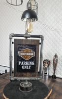 "Harley Parking only" Rohrlampe, Pipelamp Temperguss 3/4 Zoll Niedersachsen - Rosche Vorschau