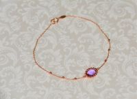 Damenarmband Goldarmband Armband Amethyst 585 / 14 Karat Gold Bayern - Rohrbach Vorschau