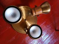 Lampe Deckenlampe holz gold ddr vintage 3 lampen Leipzig - Connewitz Vorschau