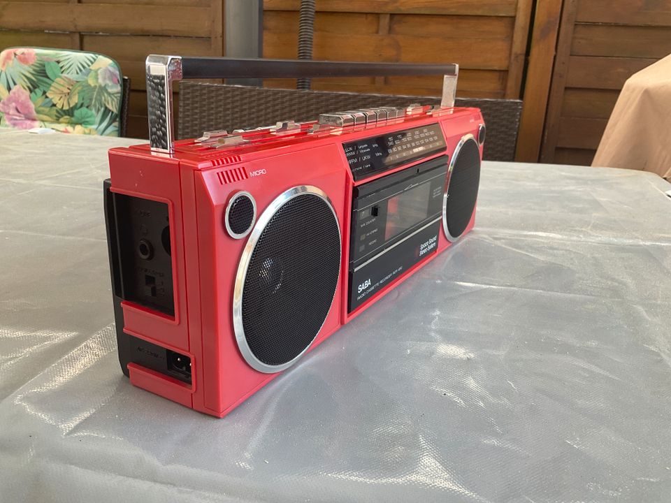 Saba RCR 450 Ghettoblaster Radio Kassetten in Embsen