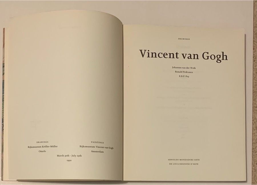 Van Gogh Zeichnungen - Ausstellungskatalog in Kiel