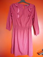 Kleid Atmosphere 36 weinrot Punkte dots Polka Volants Niedersachsen - Isernhagen Vorschau