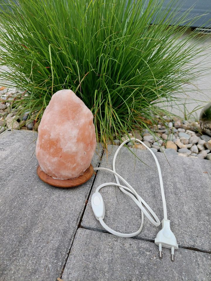 Salzkristall, Tischlampe, Himalaya, Salt Dreams, Rock, Leuchtmitt in Thannhausen