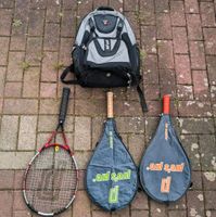 Tennisschläger und Rucksack Nordrhein-Westfalen - Salzkotten Vorschau